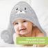 Бебешка Хавлия С Качулка От Органичен Бамбук Тюленче KeaBabies