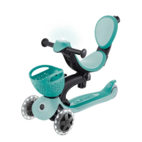 Детска тротинетка 5в1 Globber Go Up Baby Learn 360° Flash Lights Мента
