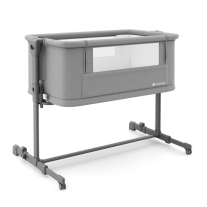 Бебешка кошара KinderKraft NESTEE GROW 2 DARK GREY