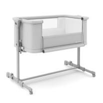 Бебешка кошара KinderKraft NESTEE GROW 2 LIGHT GREY