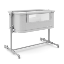 Бебешка кошара KinderKraft NESTEE GROW 2 LIGHT GREY