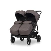 Детска количка за близнаци Euro-Cart Doblo Taupe