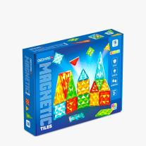 Магнитен конструктор Geomag, разноцветни плочки, STEM, 16 части