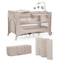 Сгъваема кошара Kinderkraft JOY FULL 2 BEIGE