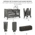 Сгъваема кошара Kinderkraft JOY FULL 2 DARK GREY