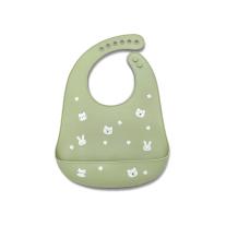 Силиконов лигавник с джоб Lorelli - Natural, Fresh Green