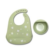 Силиконов сет за хранене Lorelli Premium - 2 части, Fresh Green