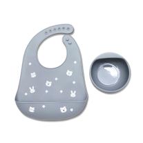 Силиконов сет за хранене Lorelli Premium - 2 части, Grey