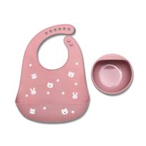 Силиконов сет за хранене Lorelli Premium - 2 части, Deep Pink
