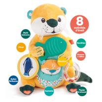 Мека играчка LUDI Мама Видра – 8 активности