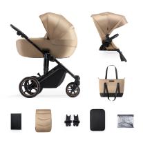 Бебешка количка 2в1 Kinderkraft Prime 2 SANDROSE BEIGE