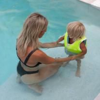 Детска Жилетка за Плуване 1-2 години SunnyLife Aqua Neon Yellow
