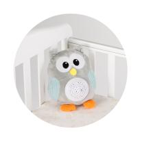 Плюшена играчка с проектор-музика Chipolino Бухалче