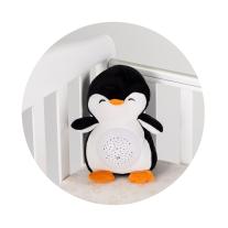 Плюшена играчка с проектор-музика Chipolino Пингвин