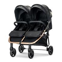 Бебешка количка за близнаци Lorelli Duo, BLACK