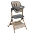 Мини кошара и Стол за хранене Kikka Boo Sleat Me 2 в 1, цвят Beige