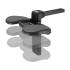 Поставка за крака за стол за кола THULE PALM ISOFIX (100-150 см) BLACK