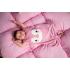 Спален чувал с крачета от органичен памук BabyBliss - BlissJump "Penguin Pink" 18-36м. 2.5 тог 