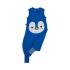 Спален чувал с крачета от органичен памук BabyBliss - BlissJump "Penguin Blue" 3-5г. 2.5 тог 