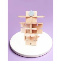 Дървен Сензорен Конструктор BAVVIC Builder Set