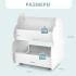 Двустранна етажерка за книжки и играчки Costway