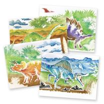 DinosArt, Магически картини с акварелни бои, Динозаври