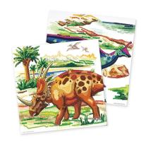 DinosArt, Направи картини с камъчета, Динозаври
