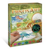 DinosArt, Изкуство с пясък и фолио, Динозаври