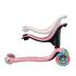 Тротинетка Globber 4 в 1 GO UP Sporty Lights Пастелно розова