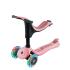 Тротинетка Globber 4 в 1 GO UP Sporty Lights Пастелно розова