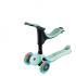 Тротинетка Globber 4 в 1 GO UP Sporty Lights Ментово зелена