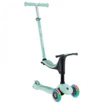 Тротинетка Globber 4 в 1 GO UP Sporty Lights Ментово зелена