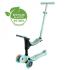 Тротинетка Globber 4 в 1 GO UP Sporty Lights Ментово зелена