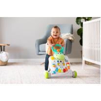 Интерактивна играчка, Infantino, 3 в 1 Проходилка и маса конче, Бяла