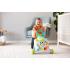 Интерактивна играчка, Infantino, 3 в 1 Проходилка и маса конче, Бяла