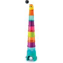 Бебешка играчка, Infantino, B Kids, Чашки за подреждане, Жираф