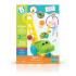 Интерактивна играчка за бутане, Infantino, B Kids, Крокодил с топчета