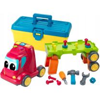 Интерактивна играчка, Infantino, B Kids, 3 в 1 строителен камион