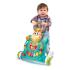 Интерактивна играчка, Infantino, B Kids, 3 в 1 Проходилка и маса конче, Синя