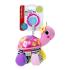 Бебешка мека играчка, Infantino, Розова костенурка с огледало