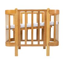 Трансформиращо Легло 5в1 Nika 60x95/60x120см Ingvart Натурално