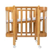 Трансформиращо Легло 5в1 Nika 60x95/60x120см Ingvart Натурално