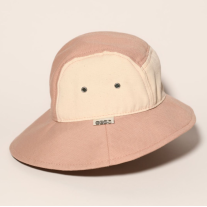 Кемпер шапка със защита UPF50+ Kietla 0-1 г. Natural, Pink