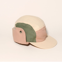 Слънцезащитна шапка с UPF50+ Kietla Camper Legionary 0-1 г. Green, Natural, Pink