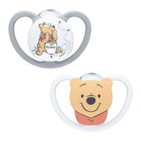 Биберон залъгалка NUK Perfect Match силикон 6-18 мес., 2 бр., AIR, Мечо Пух
