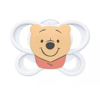 Биберон залъгалка NUK Perfect Match силикон 0-6 мес., 2 бр., AIR, Мечо Пух