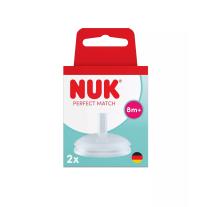 Резервна сламка за шише NUK Perfect Match , 8+ мес., 2 бр.