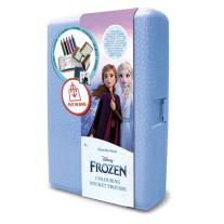 Кутия за съхранение Multiprint "Frozen 2" с аксесоари за оцветяване и 3 печата