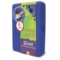 Кутия за съхранение Multiprint "Stitch" с аксесоари за оцветяване и 3 печата
