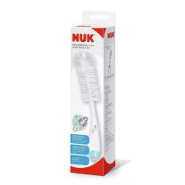 Четка 2в1 за почистване на шише и биберон NUK Mint
